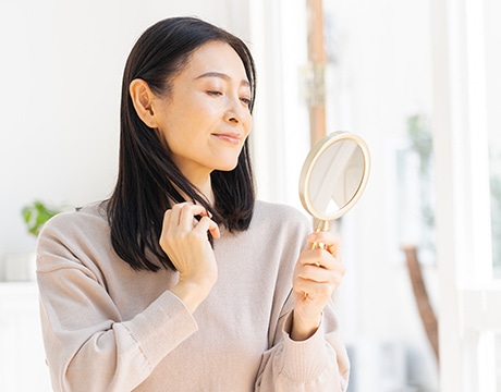 家でもお手入れが楽なヘアスタイルを提案